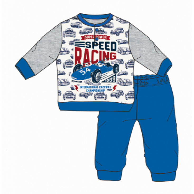 Cotton pajamas jersey t-shirt trousers