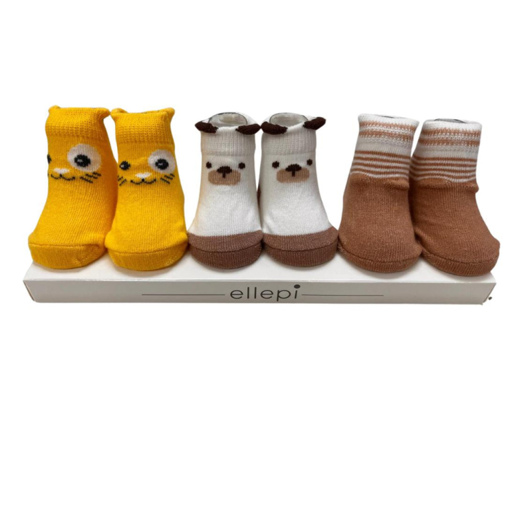 Pack 3pcs cotton socks ellepi dis