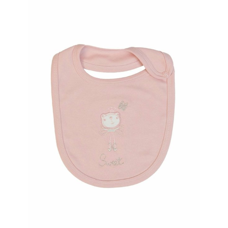 Baby bib with tear-off strap ba