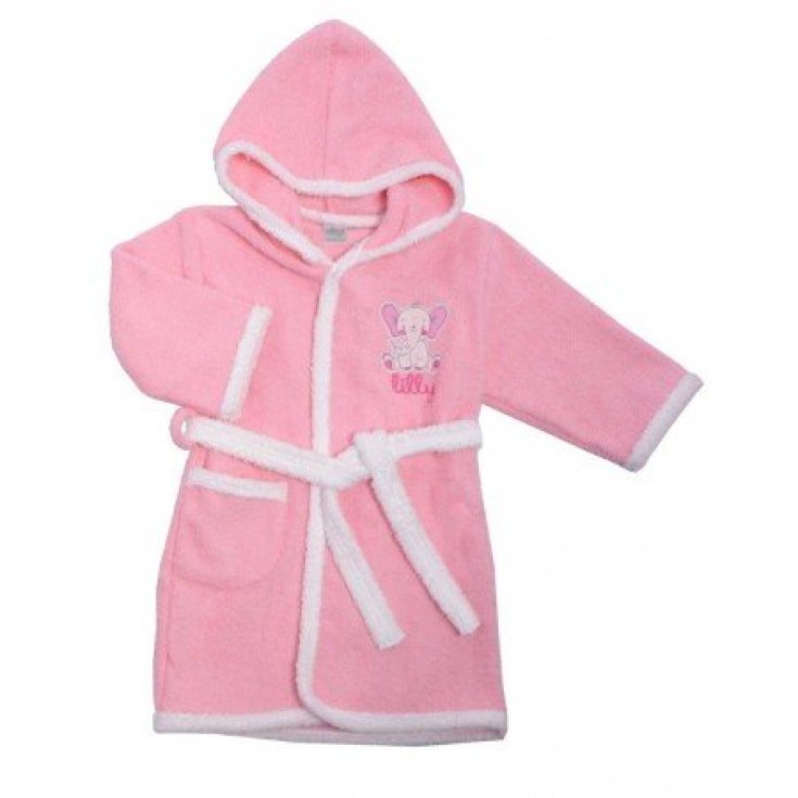 Newborn cotton terry bathrobe