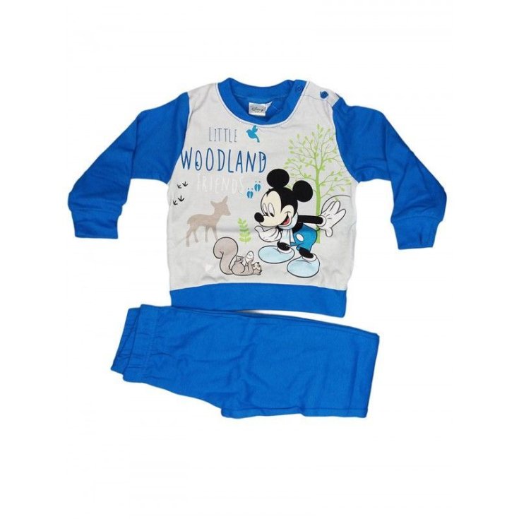 Cotton pajamas jersey t-shirt trousers