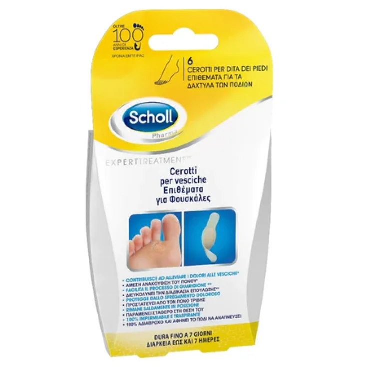 SCHOLL CER BLISTS TOES FEET
