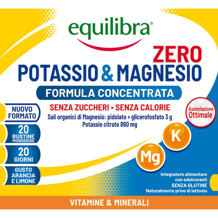 Zero Potassium & Magnesium Equilibra® 20 Sachets