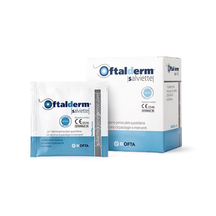 OFTALDERM STERIL WIPES16PZ