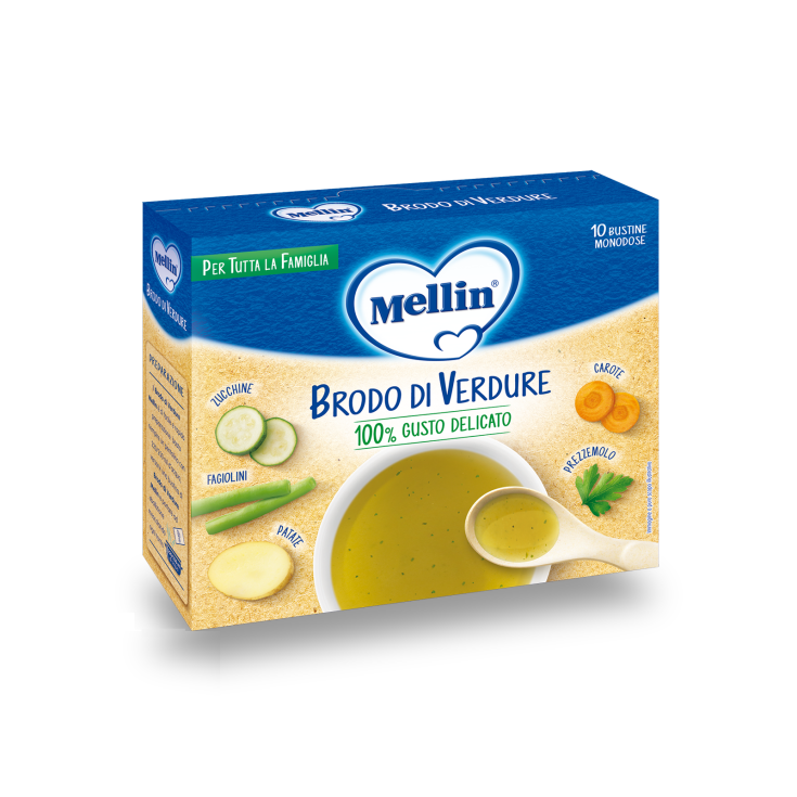 MELLIN VEGETABLE BROTH 10X8G