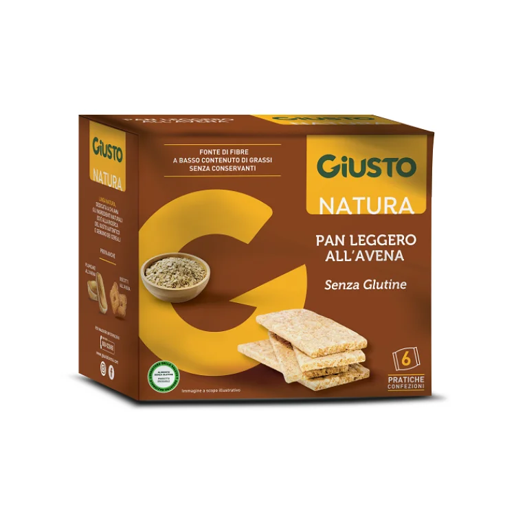 GIUSTO S / G PAN LEG AVENA 6X25G