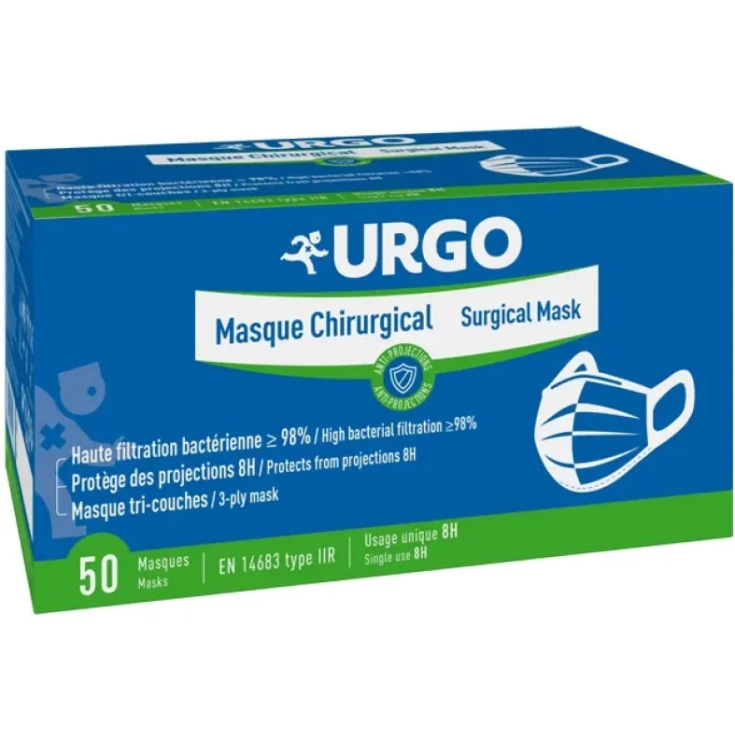 URGO SURGICAL MASKS 50P