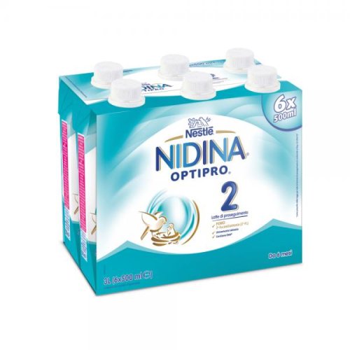 NIDINA 2 LATTE LIQ 50O CASSA 6PZ