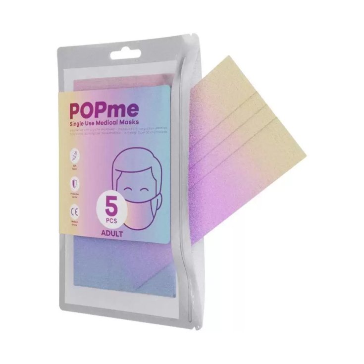 POPME MASK CHIR RAINBOW 5PCS