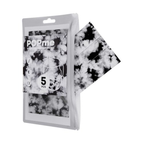 soft b&w tie dye loose pants ::: m main image 0