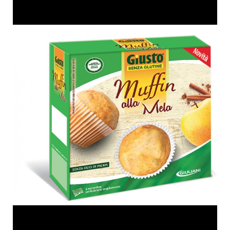 GIUSTO S / G MUFFIN APPLE 4PZ 50G