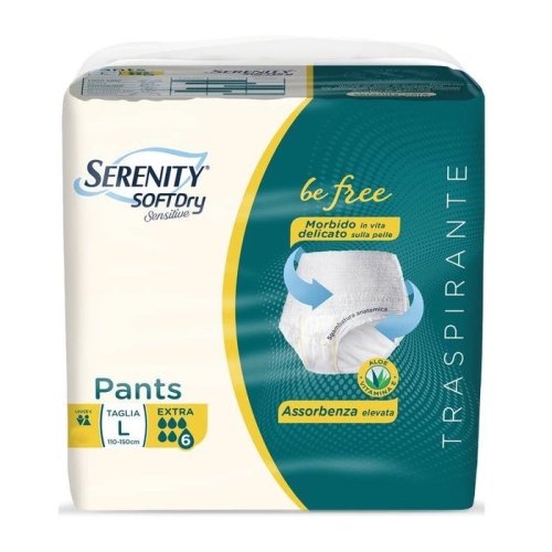 Serenity SoftDry Sensitive Be Free Pants L 3x14 Pz - 4