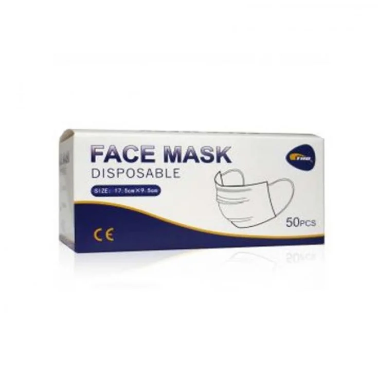 THD FACE MASK DISPOSABLE 50PCS