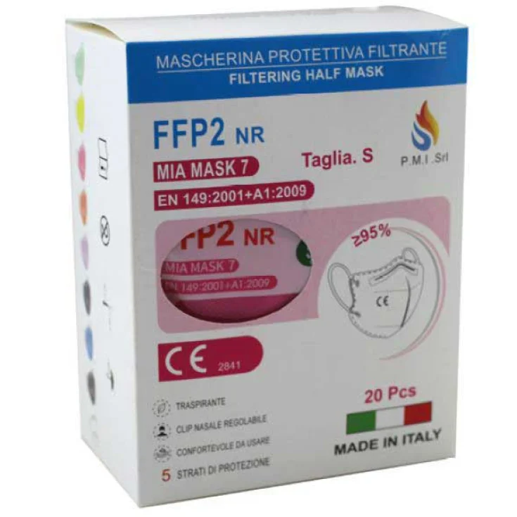 MIA MASK7 FFP2 S PINK 20PCS