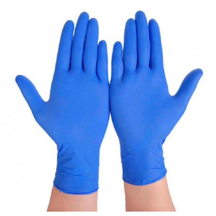 Powder Free Nitrile Gloves RS Farmacare Mis Grande 100 Pieces