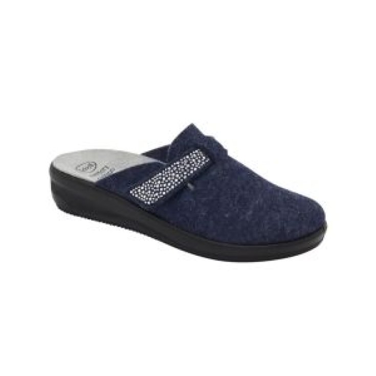 Women's Shoes Esther Strap Wool And Strass Navy 38 Sholl's 1 Pair