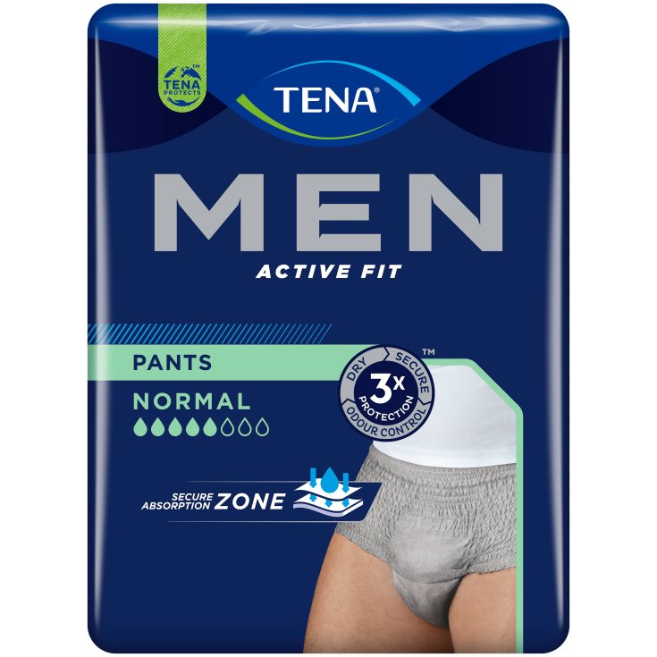 TENA MEN ACTIVE FIT GREV S / M