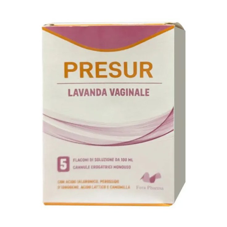 PRESUR VAGINAL LAVENDER 5PCS