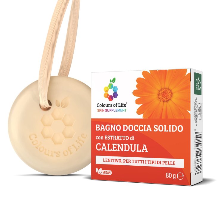 Solid Color Shower Gel Calendula Colors Of Life 80g