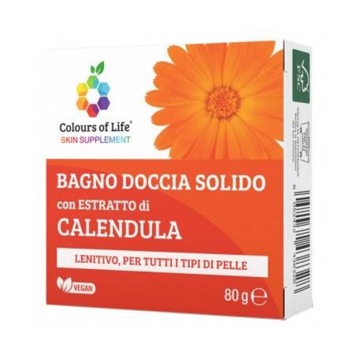 Solid Color Shower Gel Calendula Colors Of Life 80g Solid Color Shower Gel Calendula Colors Of Life 80g