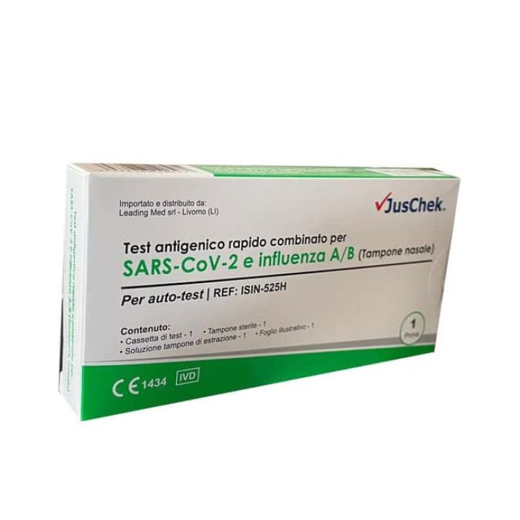 SARS-COV-2 & Influenza A / B Combo Rapid Test JusChek