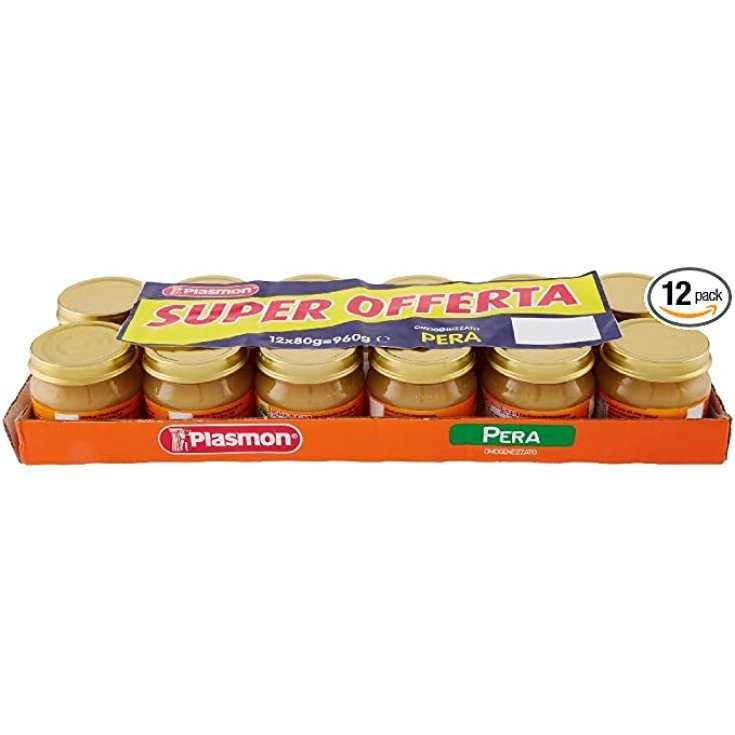 PLASMON OMOG PEAR 12X80G