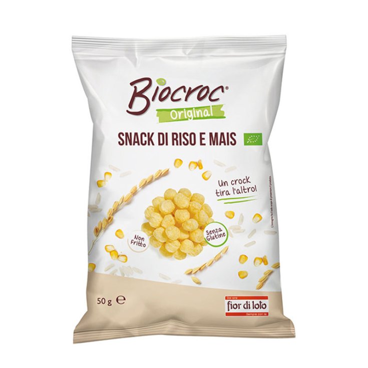 Biocroc Original Snack Of Rice And Corn Fior Di Loto 50g