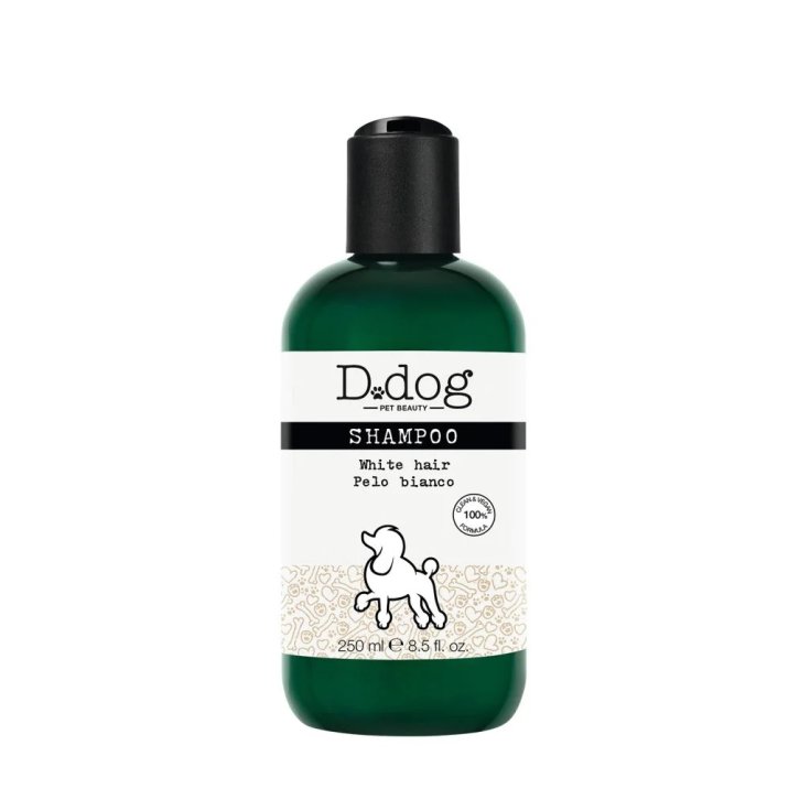 D DOG WHITE FUR SHAMPOO250ML