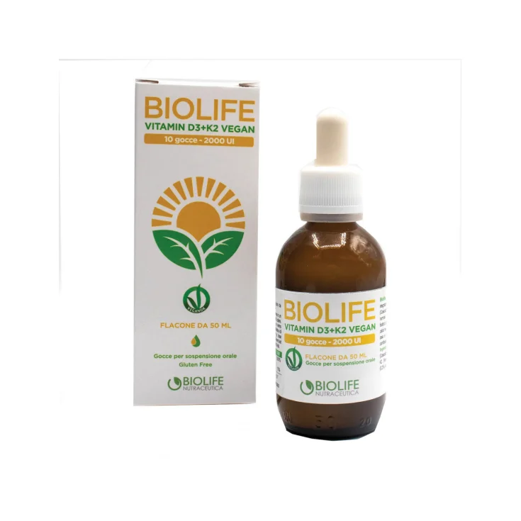 BIOLIFE VITAMIN D3+K2 VEGAN