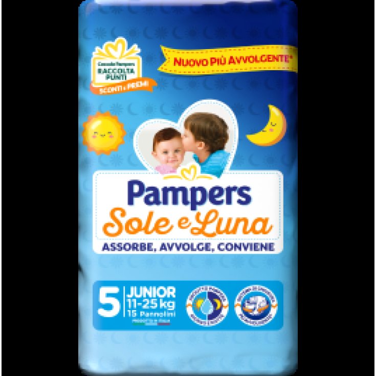 PAMPERS SUN&MOON JUNIOR 15PCS