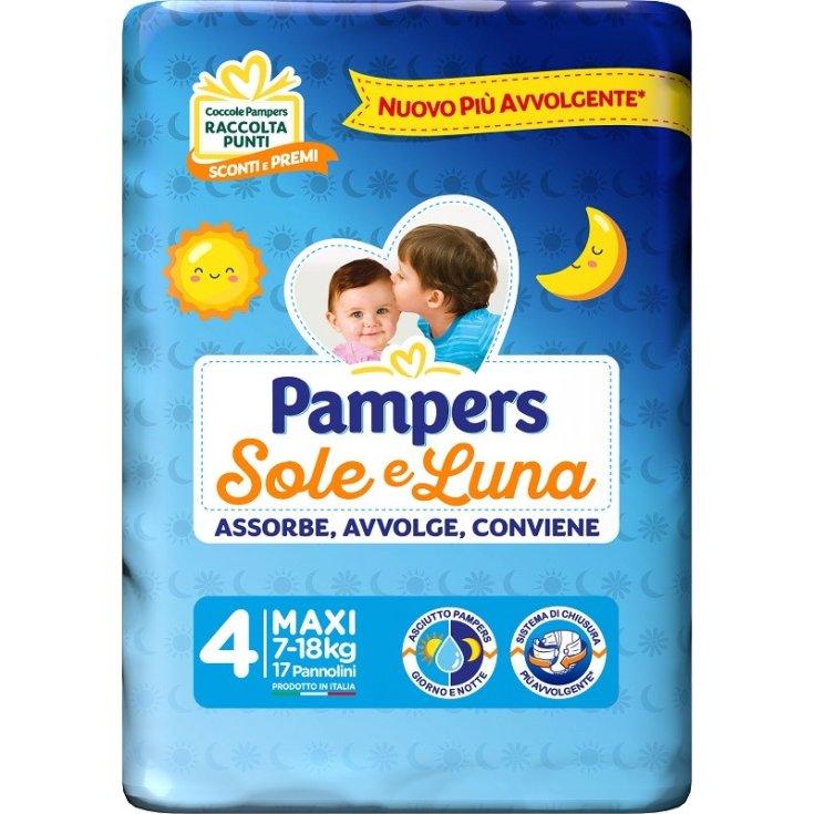 PAMPERS SUN&MOON MAXI 17PCS