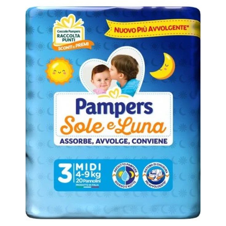 PAMPERS SL MIDI 20PCS