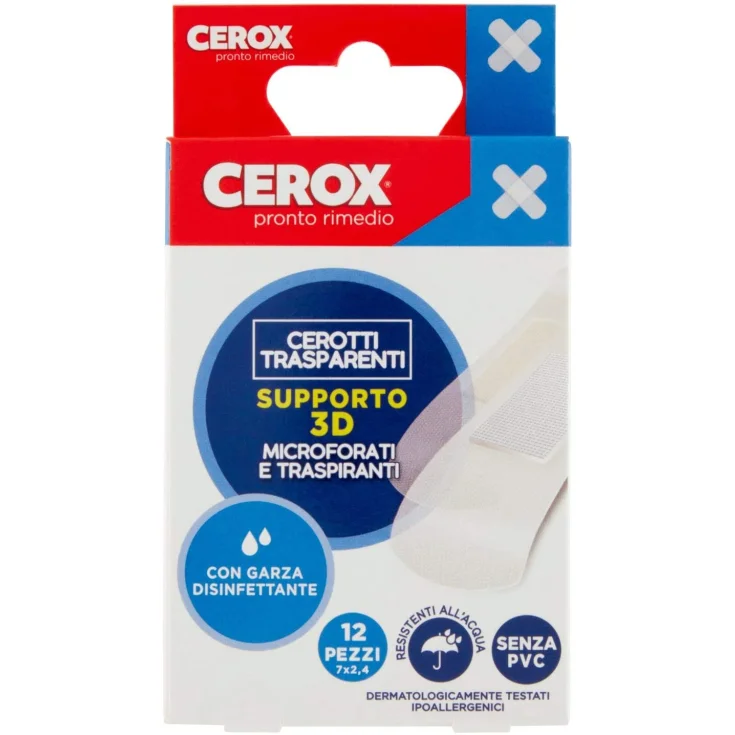 CEROX PLUS 3D GR TRANSP. 12PCS