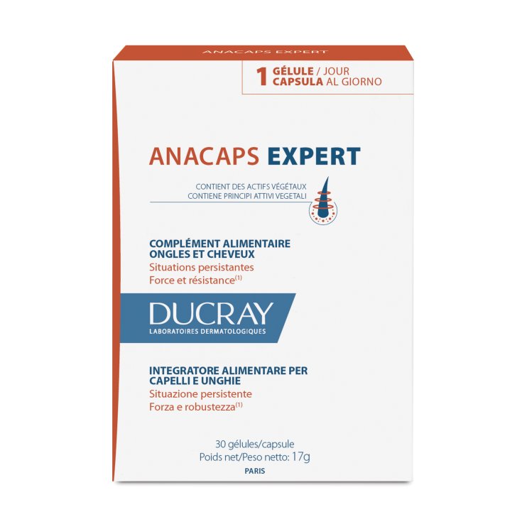 Anacaps Expert Hair And Nails Ducray 30 Capsules