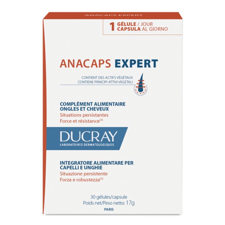 Anacaps Expert Hair And Nails Ducray 30 Capsules