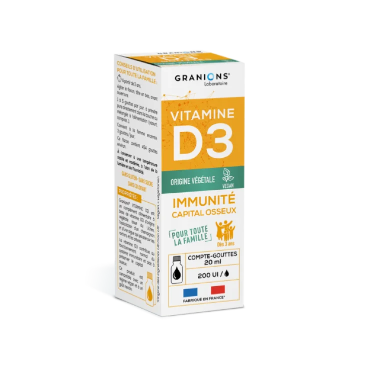 GRANIONS VITAMIN D3 DROPS20ML