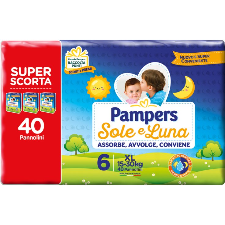 PAMPERS SL TRIO XL 40PCS