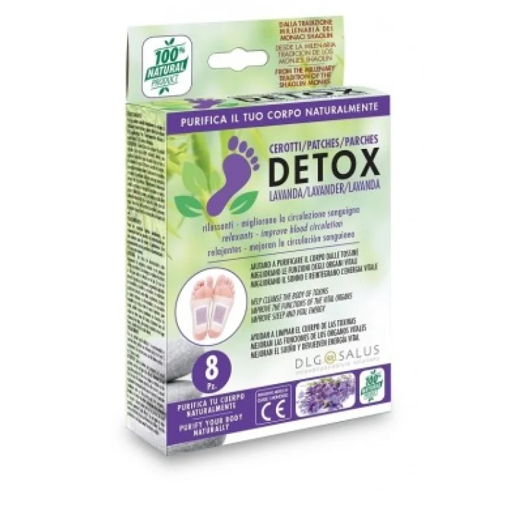 DETOX FOOT PATCHES LAVENDER8PCS