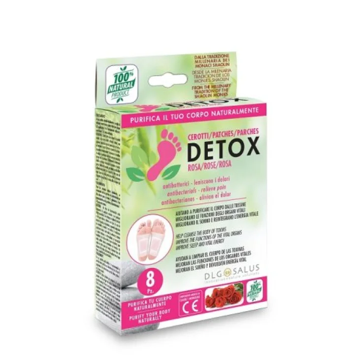PINK DETOX FEET PATCHES 8PCS