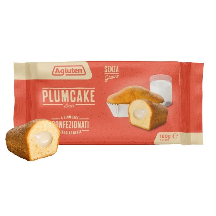 AGLUTEN PLUMCAKE MILK 4X40G