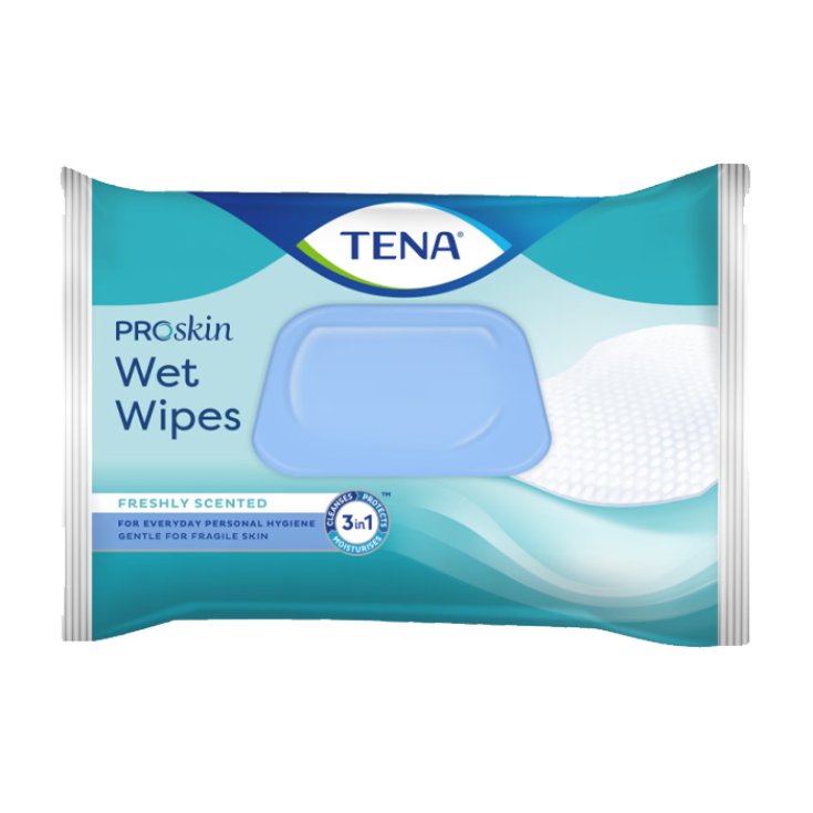 TENA WET WIPES PLASTIC FREE48P