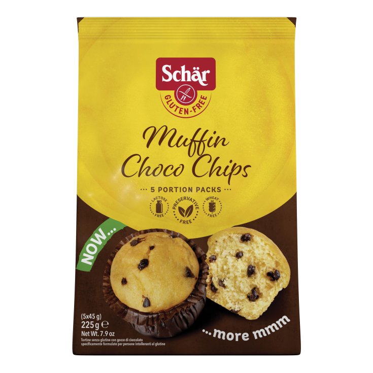 SCHAR MUFFIN CHOCO CHIPS 225G