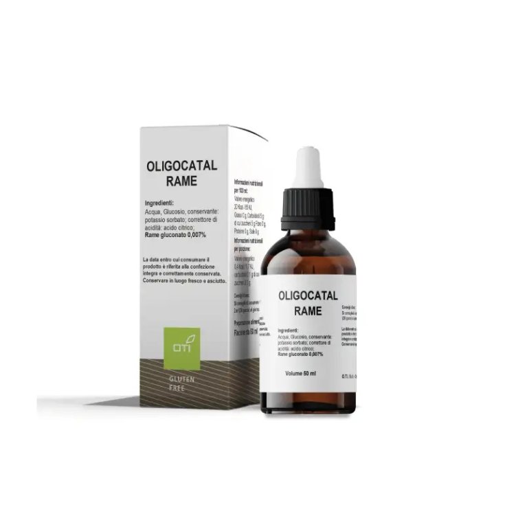 OLIGOCATAL COPPER DROPS GLU 50ML