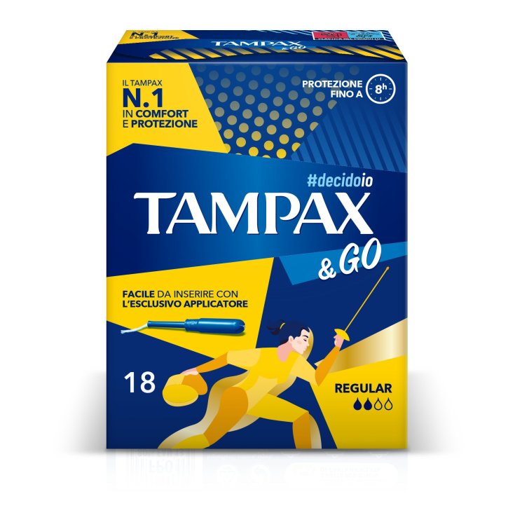 TAMPAX & GO REGULAR 18PCS