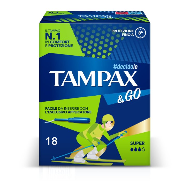 TAMPAX & GO SUPER 18PCS