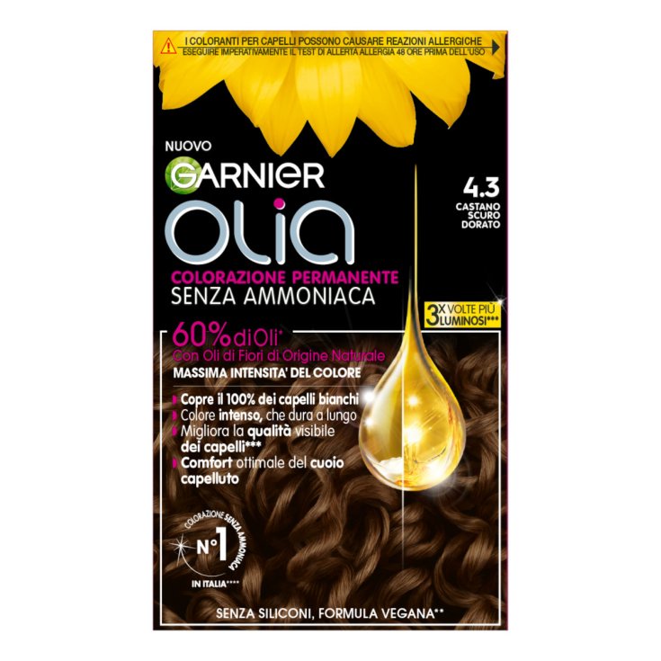 GARNIER OLIA DARK BROWN DOR