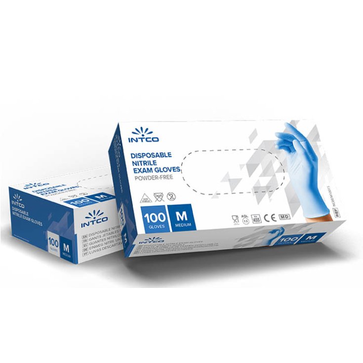 INTCO NITRILE GLOVES S/POLV L