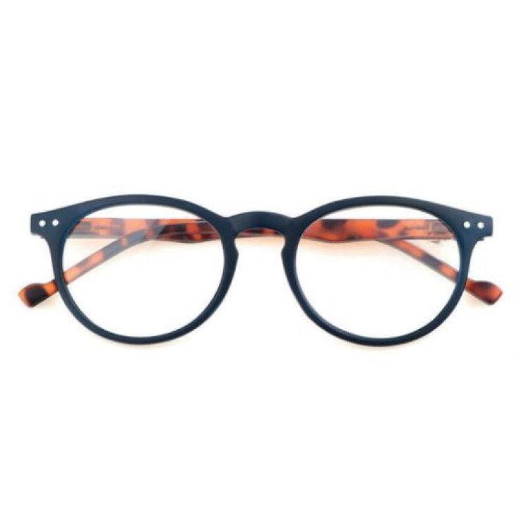 Blue Reading Glasses Turtle Temples +1,50 I see & read