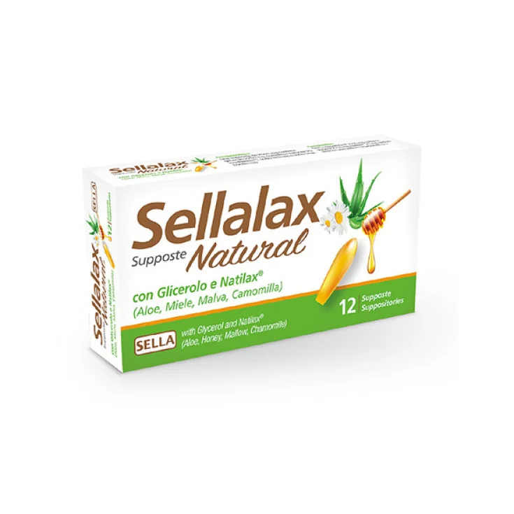 SELLALAX NATURAL MD 12SUPP