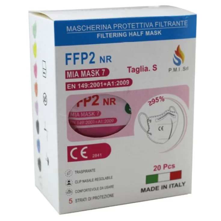 MIA MASK7 FFP2 S WHITE 20PCS